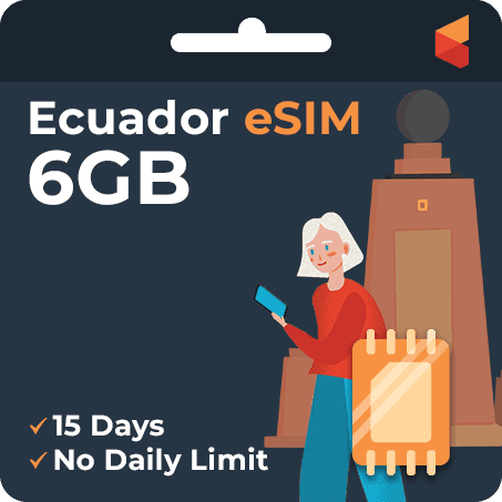 [eSIM] Ecuador Data eSIM (6GB - 15 Days)
