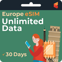 [eSIM] Europe Unlimited Data