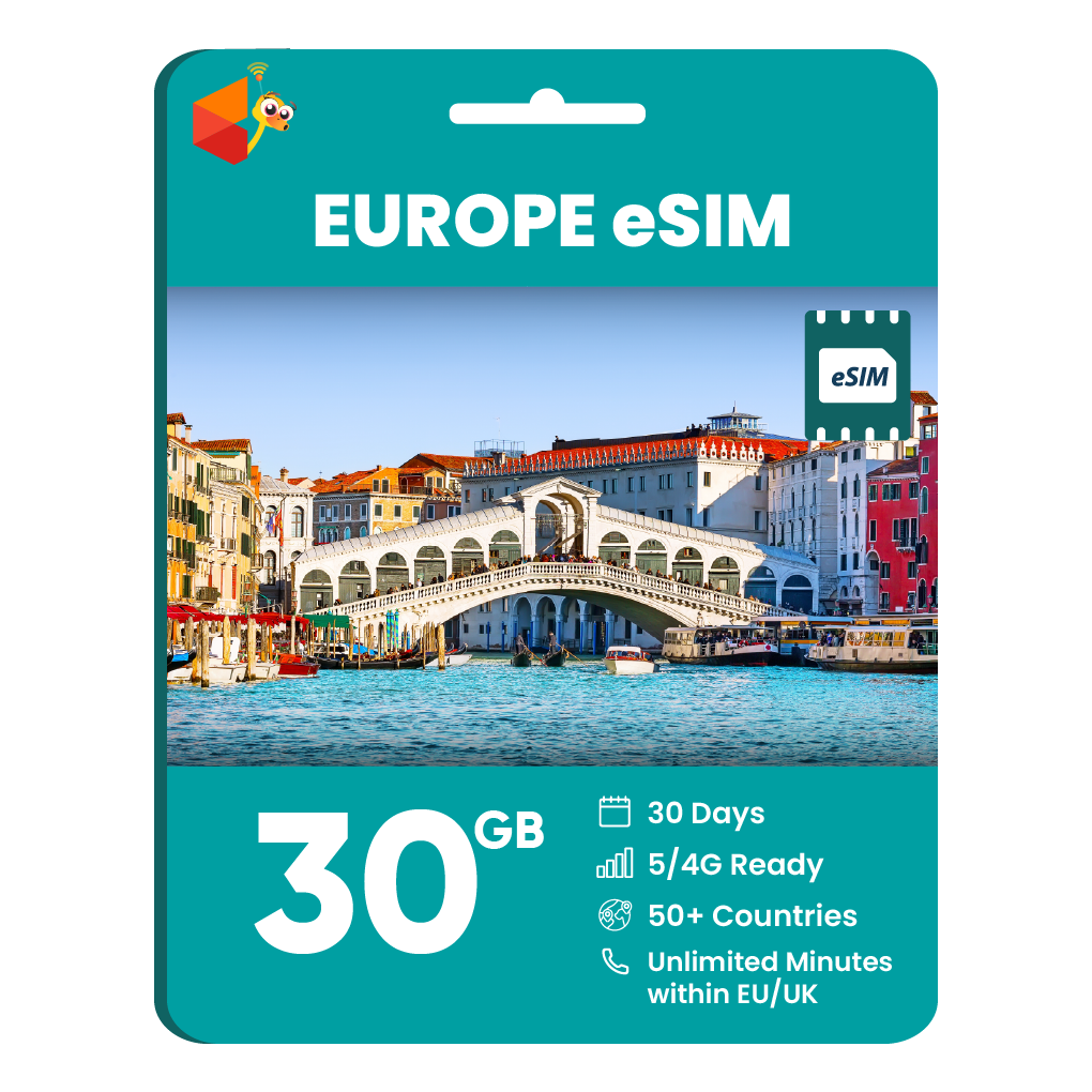 [eSIM] Europe eSIM (30GB)