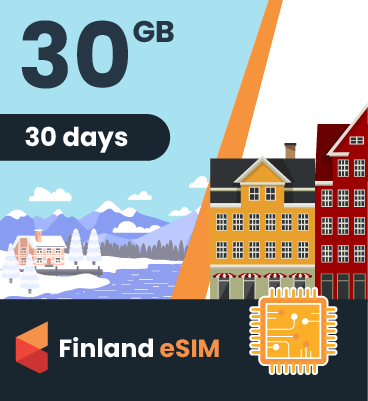 Finland eSIM: 30GB - 30 Days