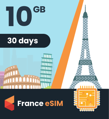 France eSIM: 10GB - 30 Days