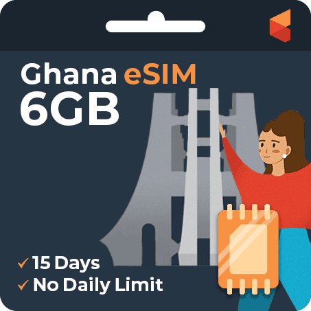 [eSIM] Ghana Data eSIM (6GB - 15 Days)