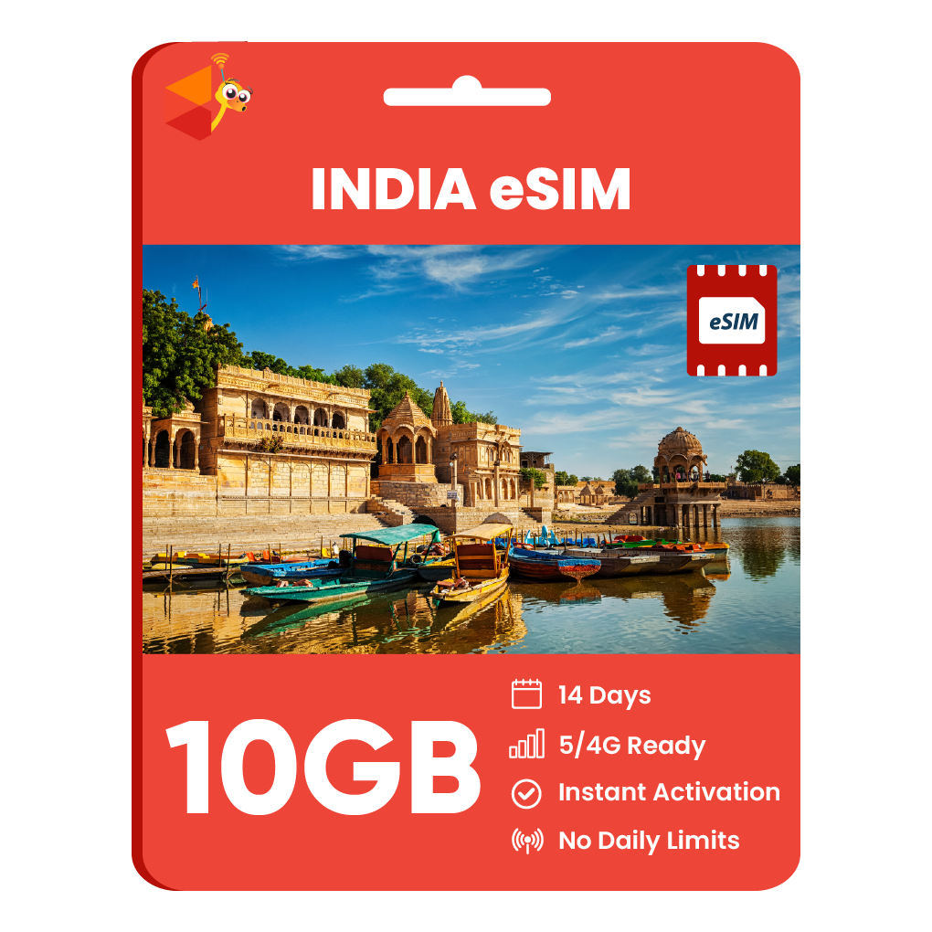 [eSIM] India Data eSIM (10GB - 14 Days)