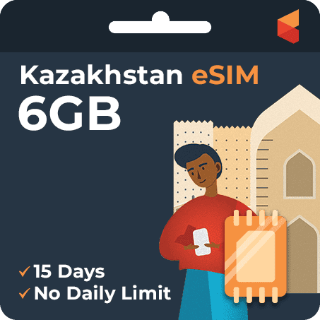 [eSIM] Kazakhstan Data eSIM (6GB - 15 Days)