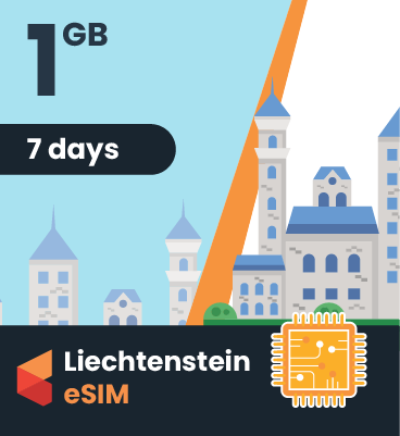 Liechtenstein eSIM: 1GB - 7 Days