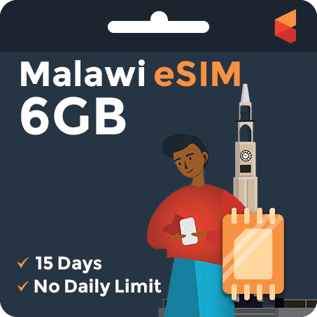 [eSIM] Malawi Data eSIM (6GB - 15 Days)