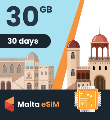 Malta eSIM: 30GB - 30 Days