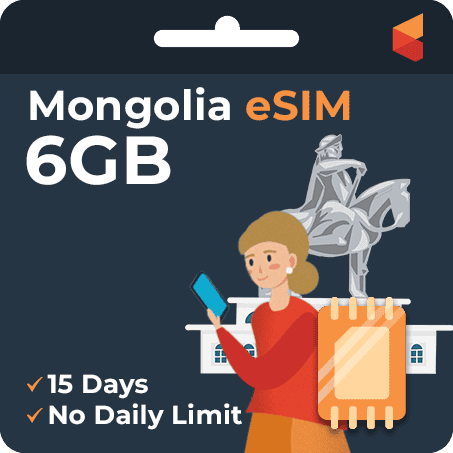 [eSIM] Mongolia Data eSIM (6GB - 15 Days)