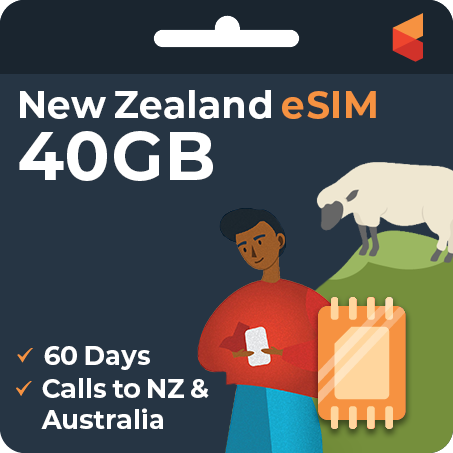 New Zealand Travel eSIM (One NZ) - 40GB