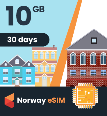 Norway eSIM: 10GB - 30 Days