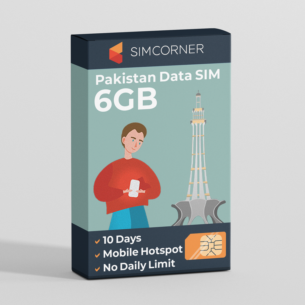 Pakistan Data SIM Card (10 day - 6GB)