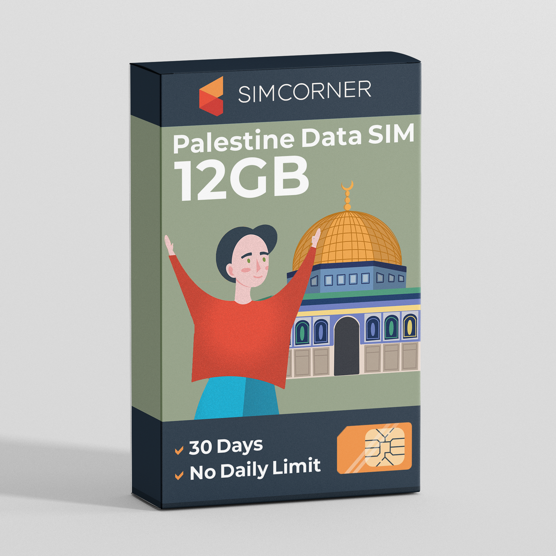 Palestine Data SIM Card(12GB)