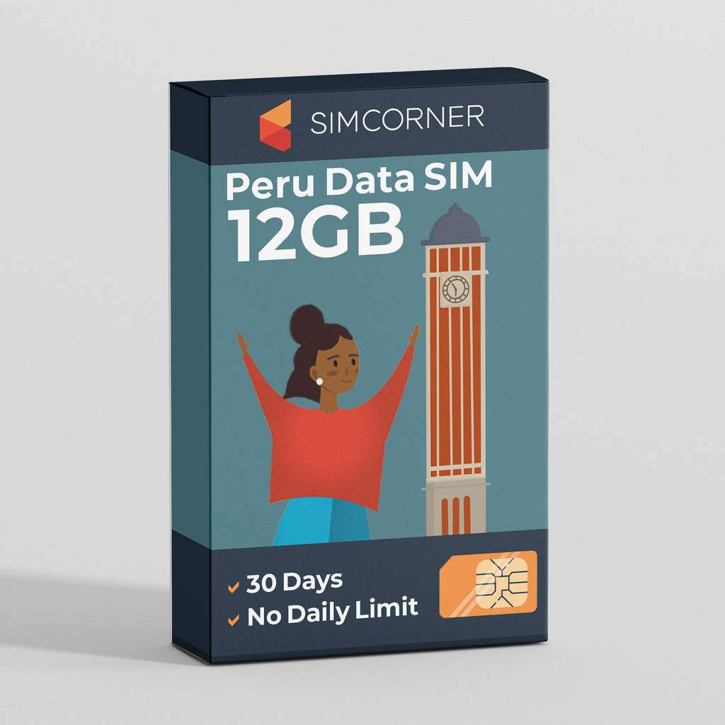 Peru Data SIM Card(12GB)