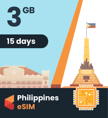 Philippines eSIM: 3GB - 15 Days