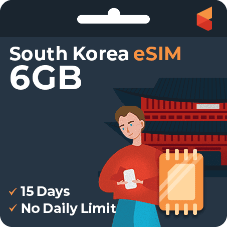 [eSIM] SouthKorea Data eSIM (6GB - 15 Days)