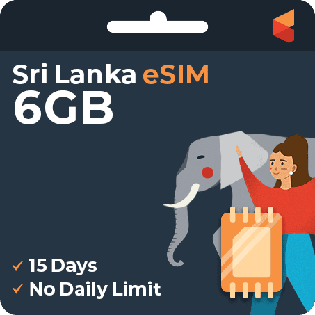 [eSIM] SriLanka Data eSIM (6GB - 15 Days)