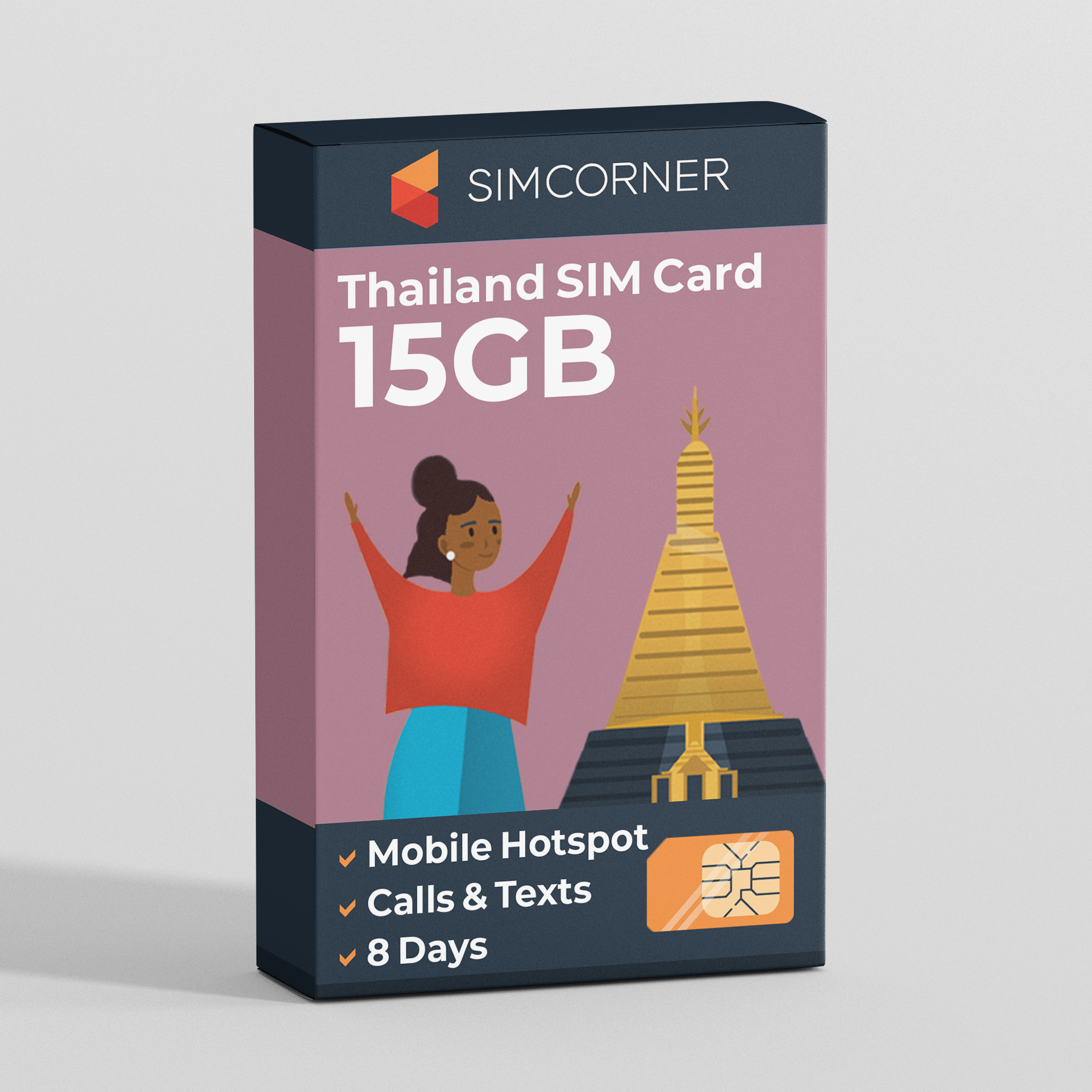 Thailand Travel Sim Card - 15GB (AIS)