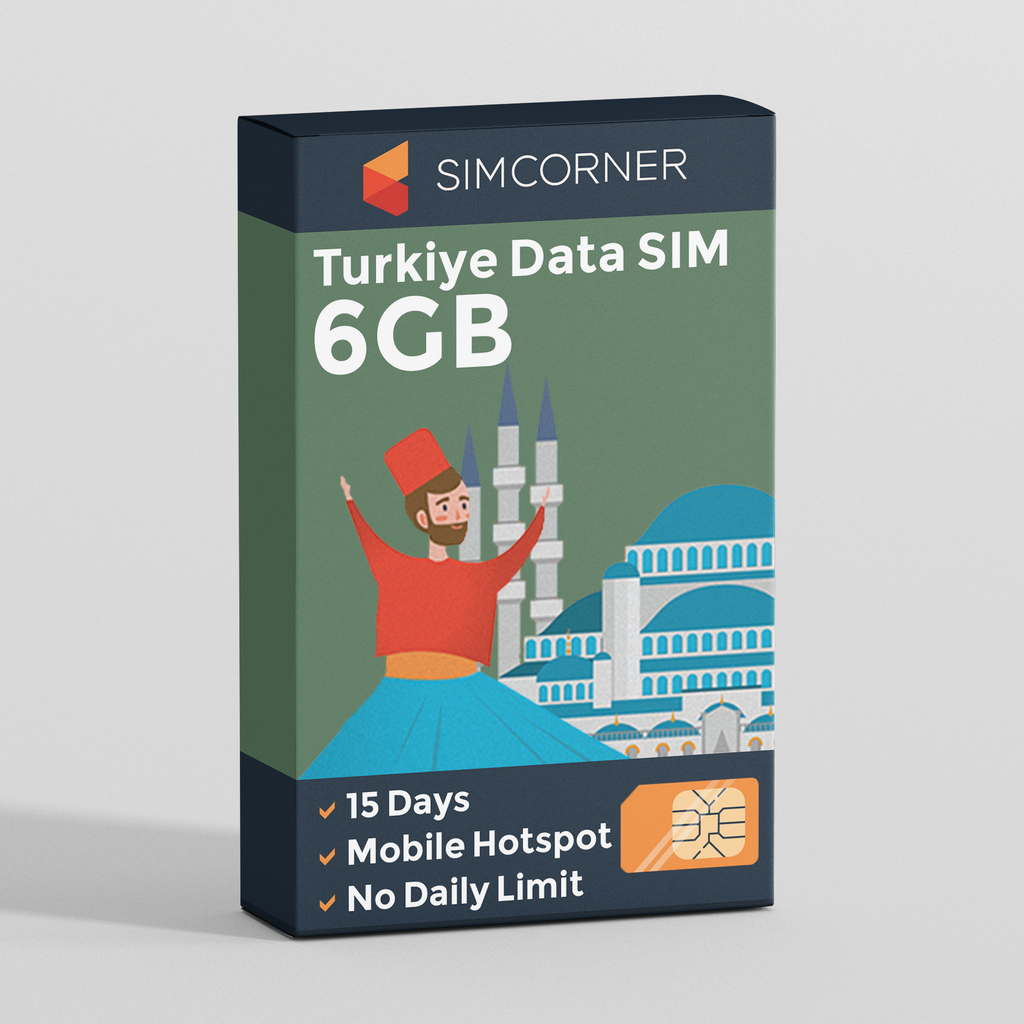 Turkey Data SIM Card (15 Day - 6GB)