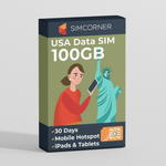 USA Data Only Sim (iPad/Tablet) 100GB